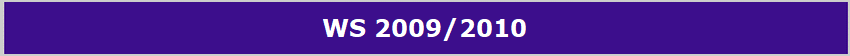 WS 2009/2010